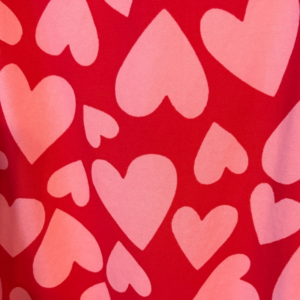 Joyspun Valentines Charming Red Heart Chemise with Pink Lace Size L 12-14 - Picture 4 of 8
